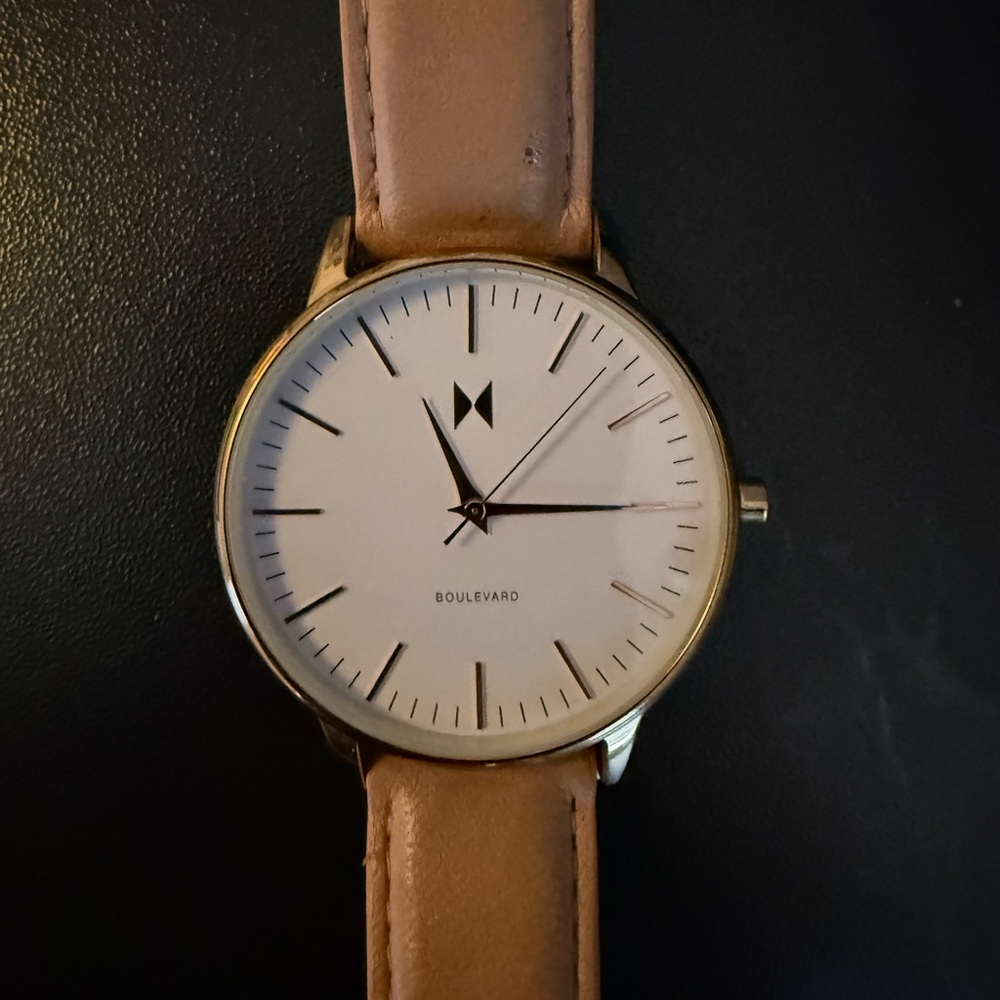 Sold - Classic Tan Leather MVMT Watch